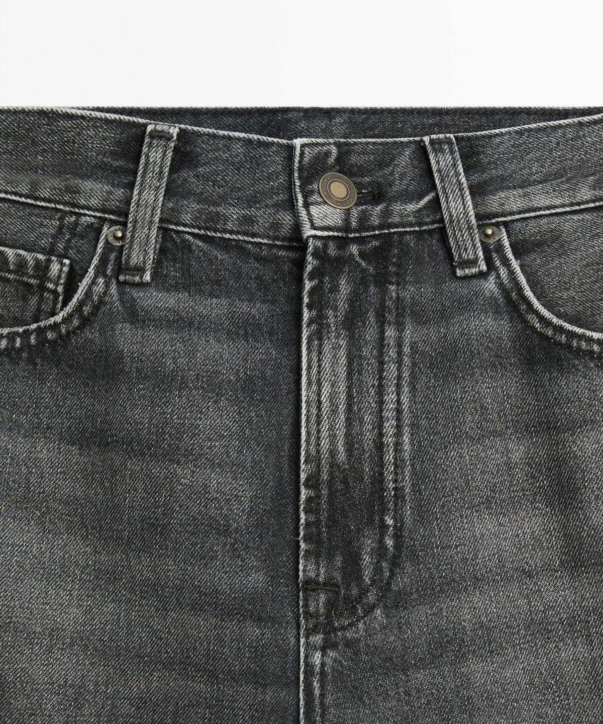 마시모두띠(MASSIMO DUTTI) 하이라이즈 스트레이트 핏 진