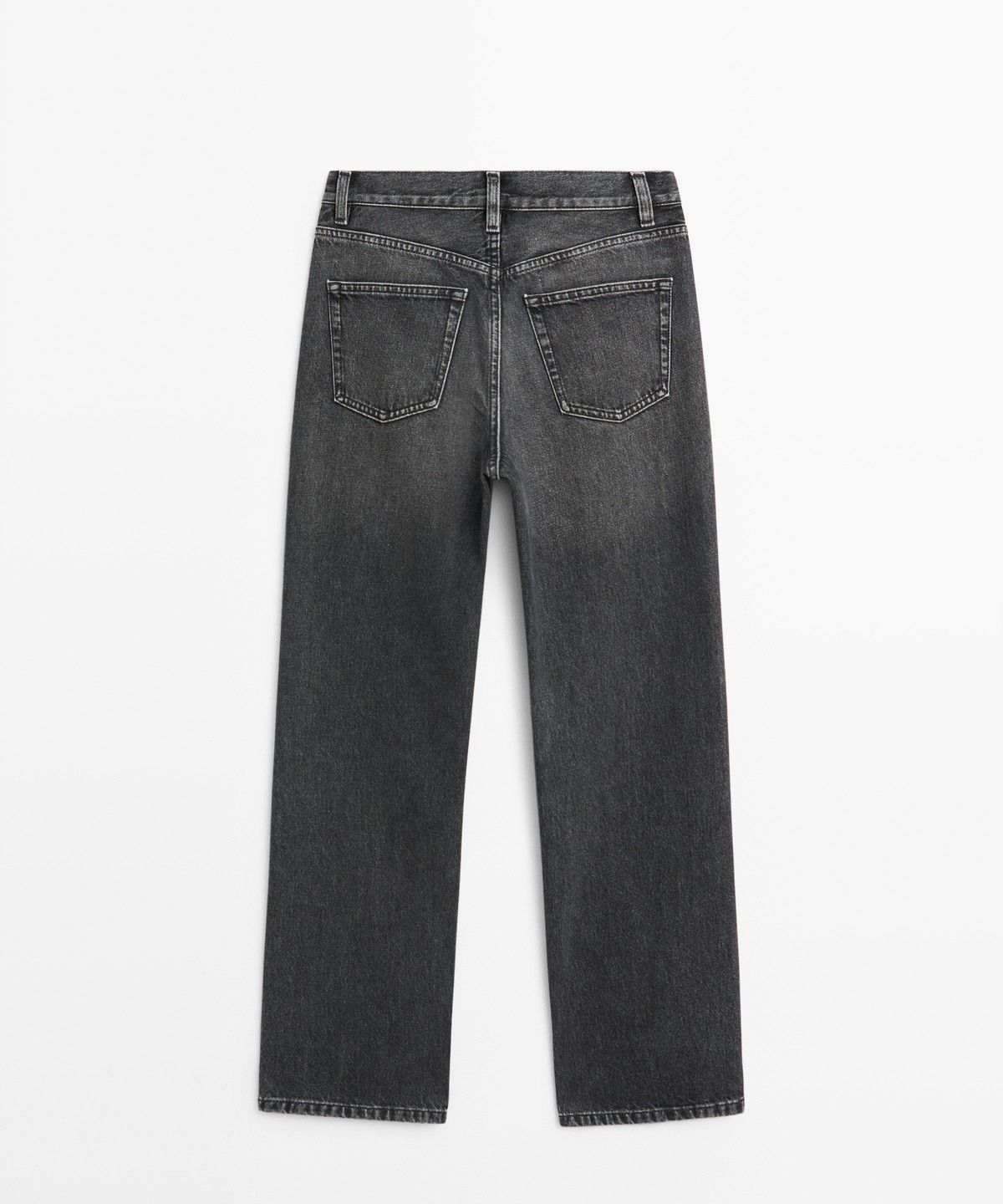 마시모두띠(MASSIMO DUTTI) 하이라이즈 스트레이트 핏 진
