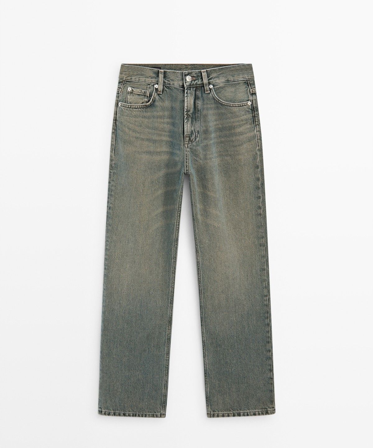 마시모두띠(MASSIMO DUTTI) 하이라이즈 스트레이트 핏 진