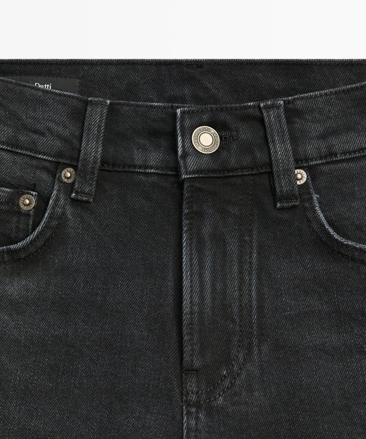 마시모두띠(MASSIMO DUTTI) 미드라이즈 슬림 크롭 핏 진