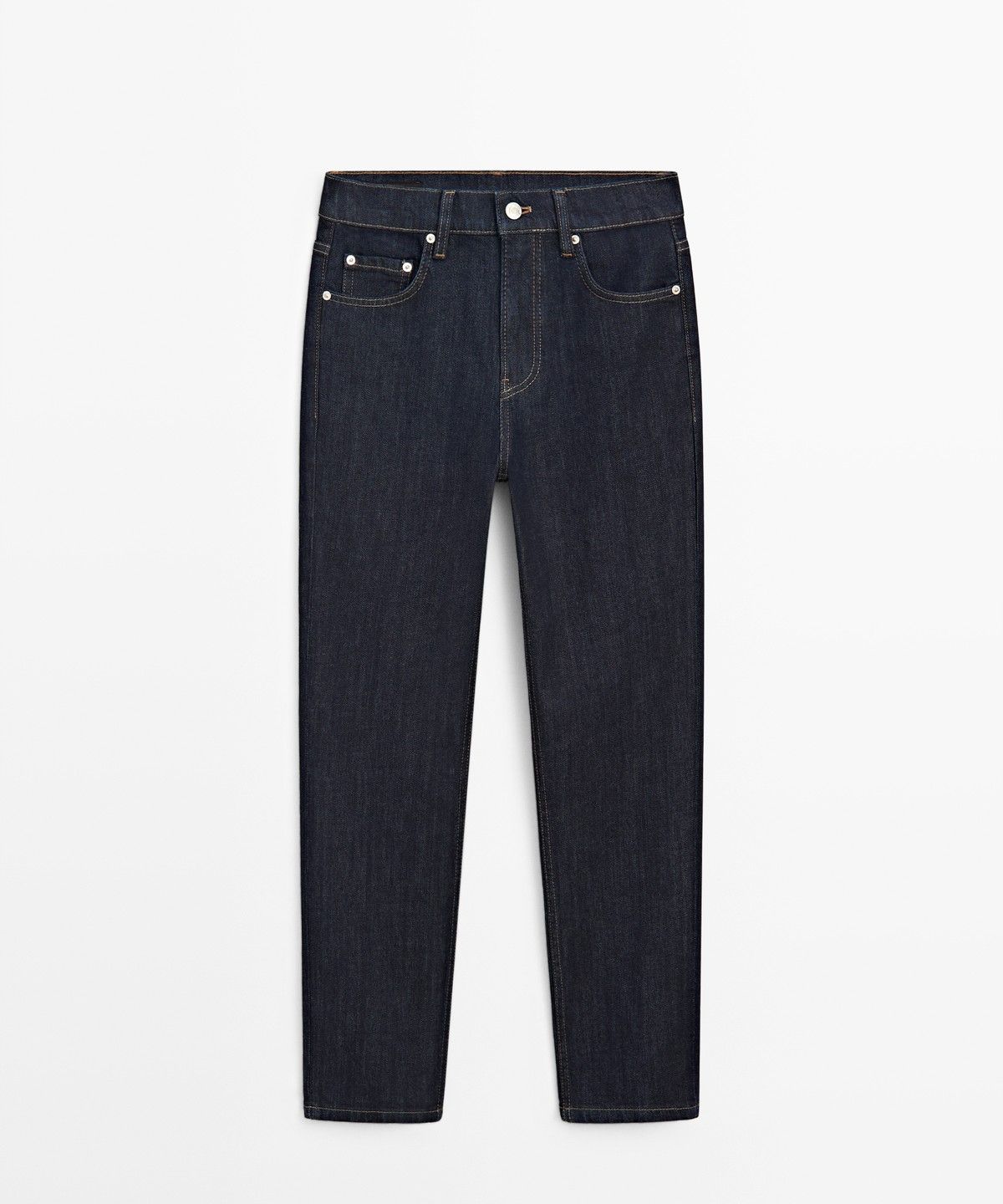 마시모두띠(MASSIMO DUTTI) 미드라이즈 슬림 크롭 핏 진