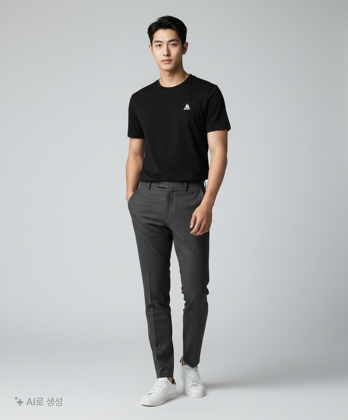 르꼬끄 스포르티브(LE COQ SPORTIF) 반소매 티셔츠 100