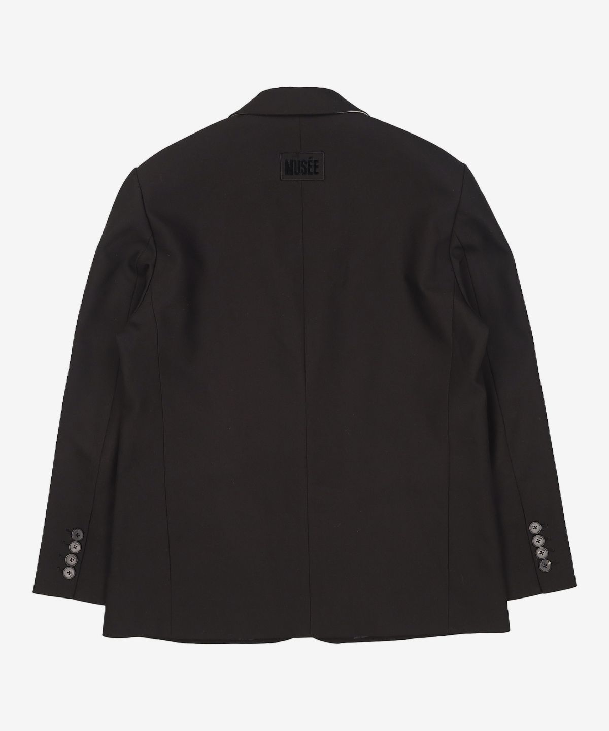 뮤제(MUSEE) [ESSENTIEL] PIANO Classic Two-Button Oversized Jacket - Black 38