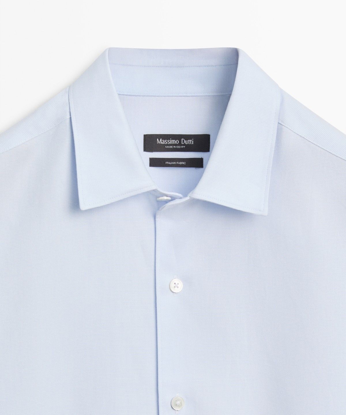 마시모두띠(MASSIMO DUTTI) 레귤러 핏 100% 코튼 셔츠