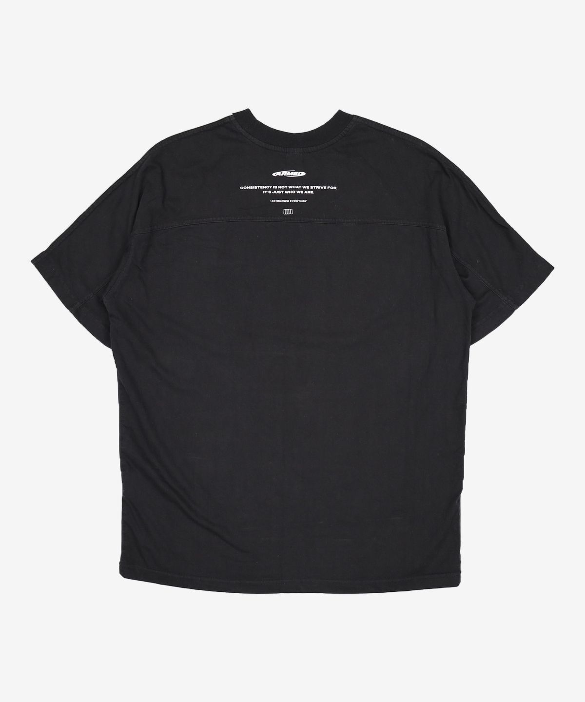 암드(ARMED) ARMED 테이프 메쉬 오버핏 T-SHIRT [블랙] M