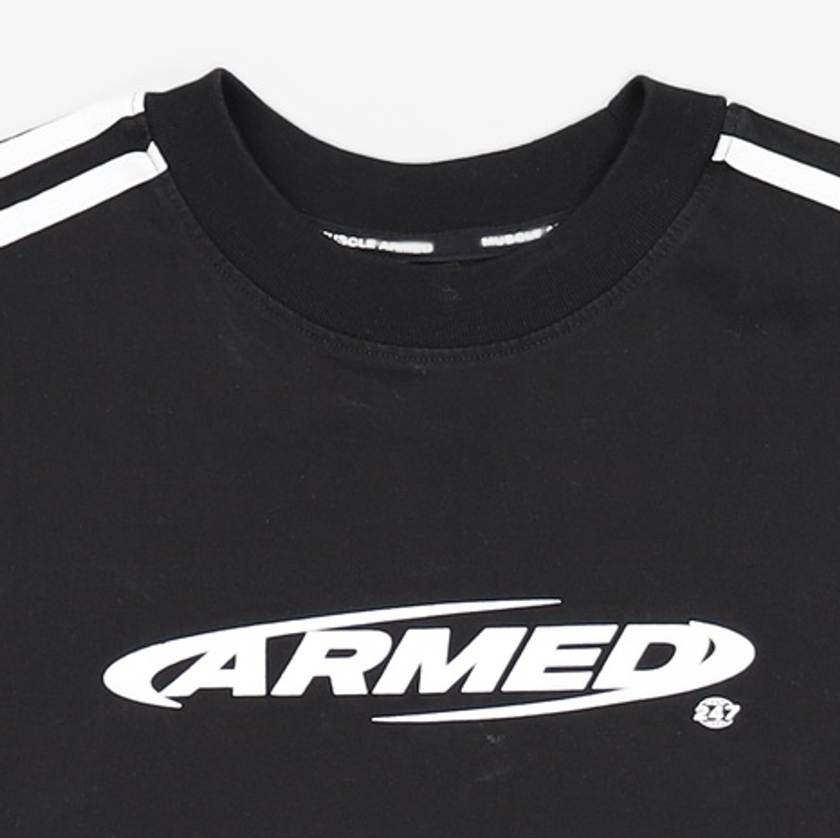 암드(ARMED) ARMED 테이프 메쉬 오버핏 T-SHIRT [블랙] M