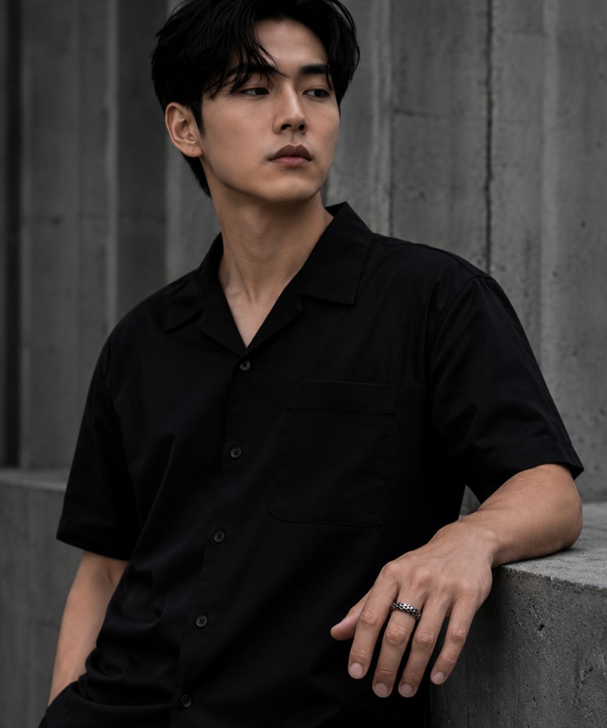 노이르비(NOIRVY) NR-306 드래곤 스케일 데일리 링
