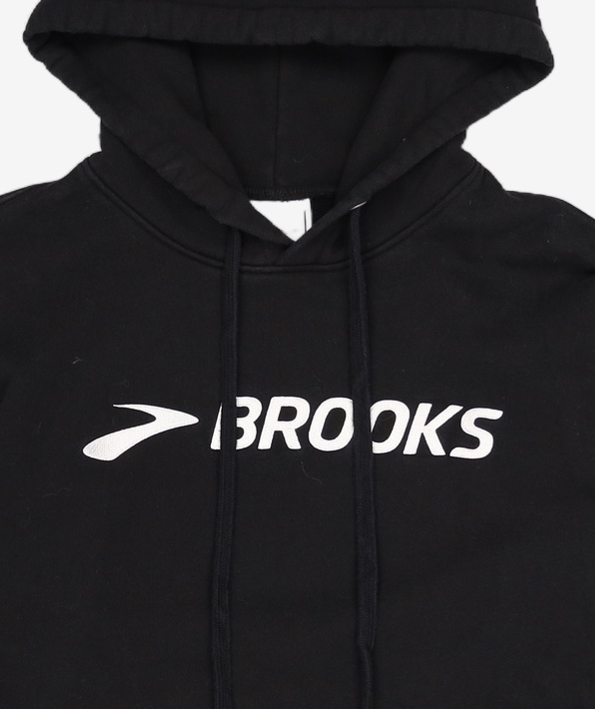 브룩스(BROOKS) [춘천마라톤] Unisex 루즈핏 자수 후드티 블랙 (BX9X41E195) M
