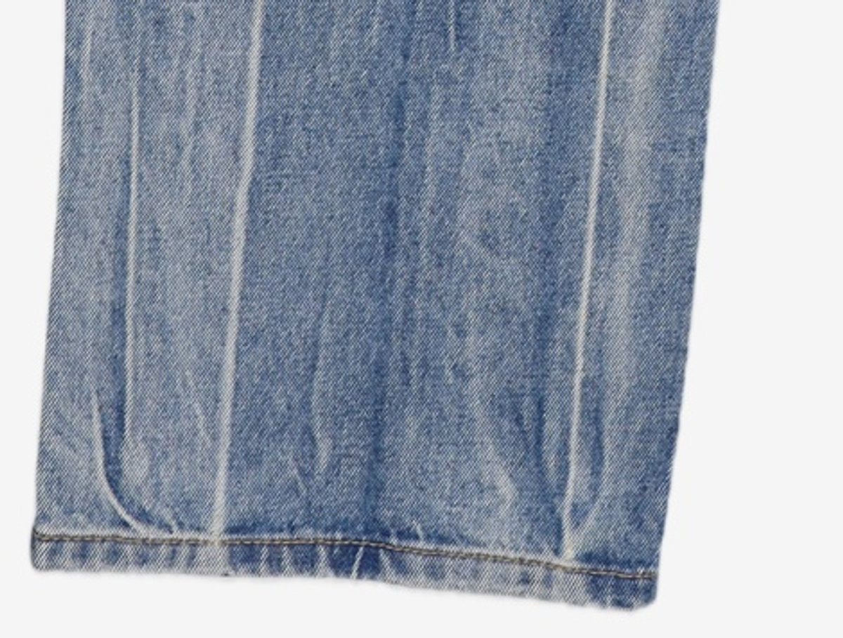 데케트(DECET) Mid Rise Wide Jeans DCPT027BlueCenter 30