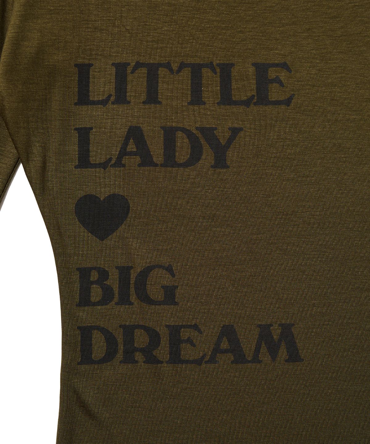 유희(YOUHEE) TYPOGRAPHY LONG SLEEVE_KHAKI