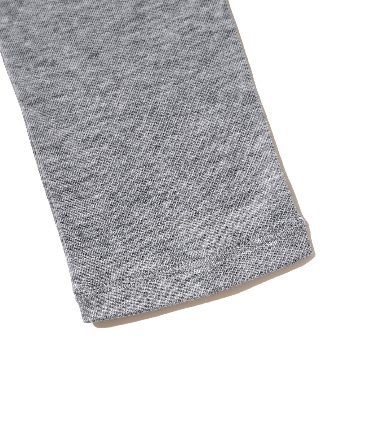 유희(YOUHEE) TYPOGRAPHY LONG SLEEVE_MELANGE GREY