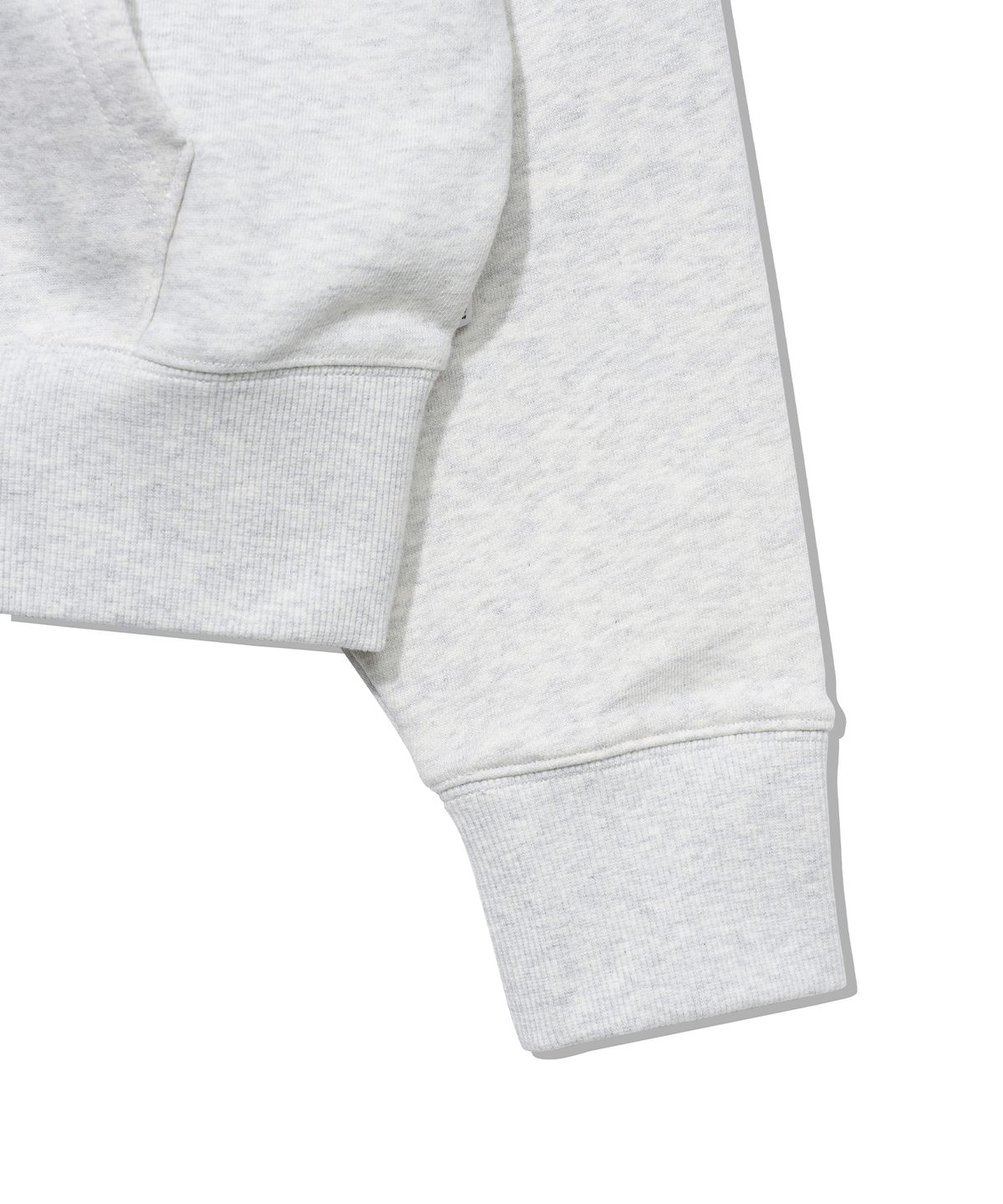 유희(YOUHEE) [주영X유희] YOUHEE HEART APPLIQUE HOOD ZIP-UP_LIGHT GREY