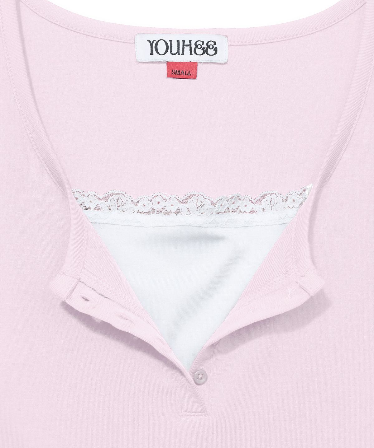 유희(YOUHEE) [주영X유희] LACE LAYERED LONG SLEEVE_PINK