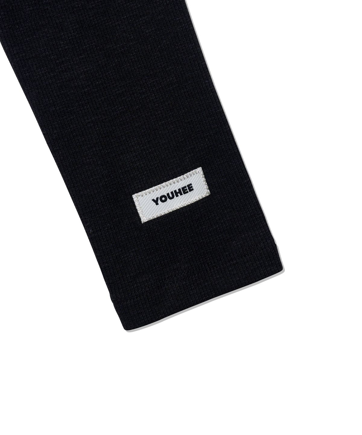 유희(YOUHEE) ESSENTIAL LOOSE FIT BUTTON LONG SLEEVE_BLACK
