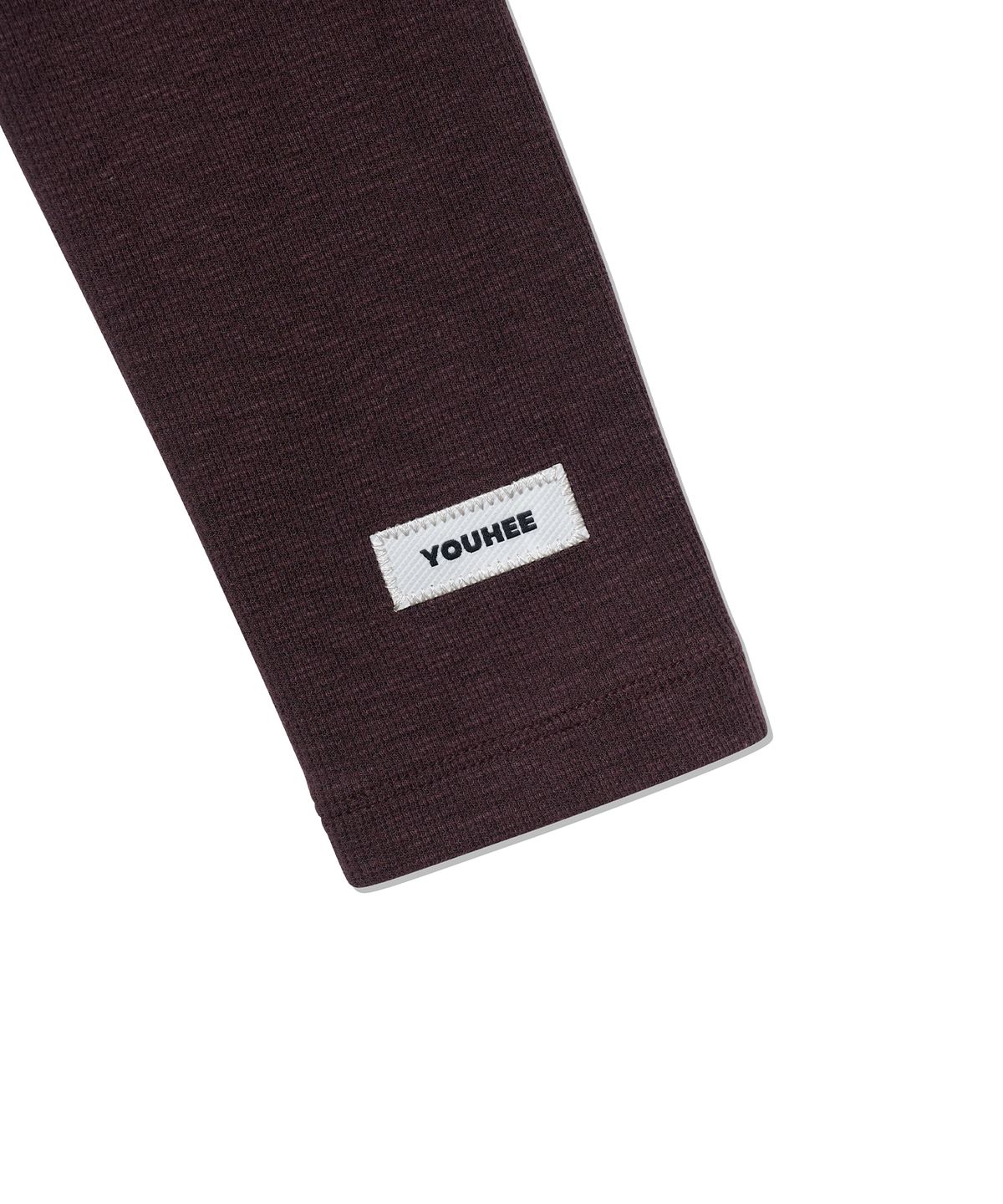 유희(YOUHEE) ESSENTIAL LOOSE FIT BUTTON LONG SLEEVE_PURPLE