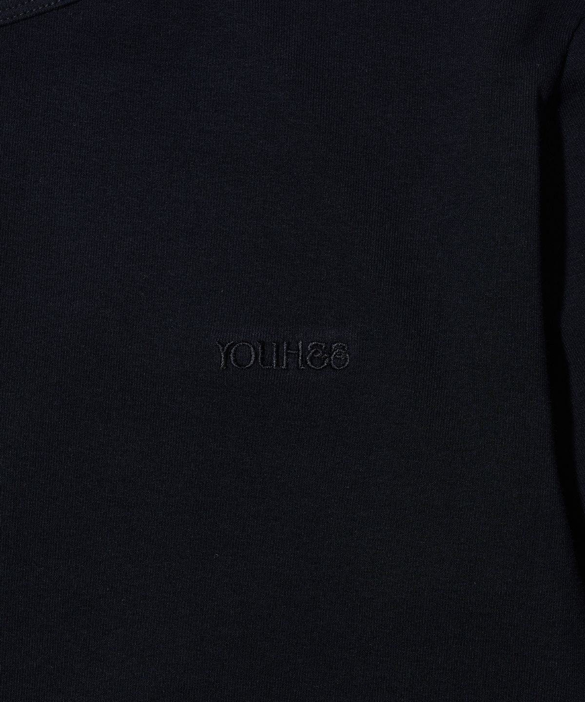 유희(YOUHEE) OFF-SHOULDER STUD LONG SLEEVE_BLACK