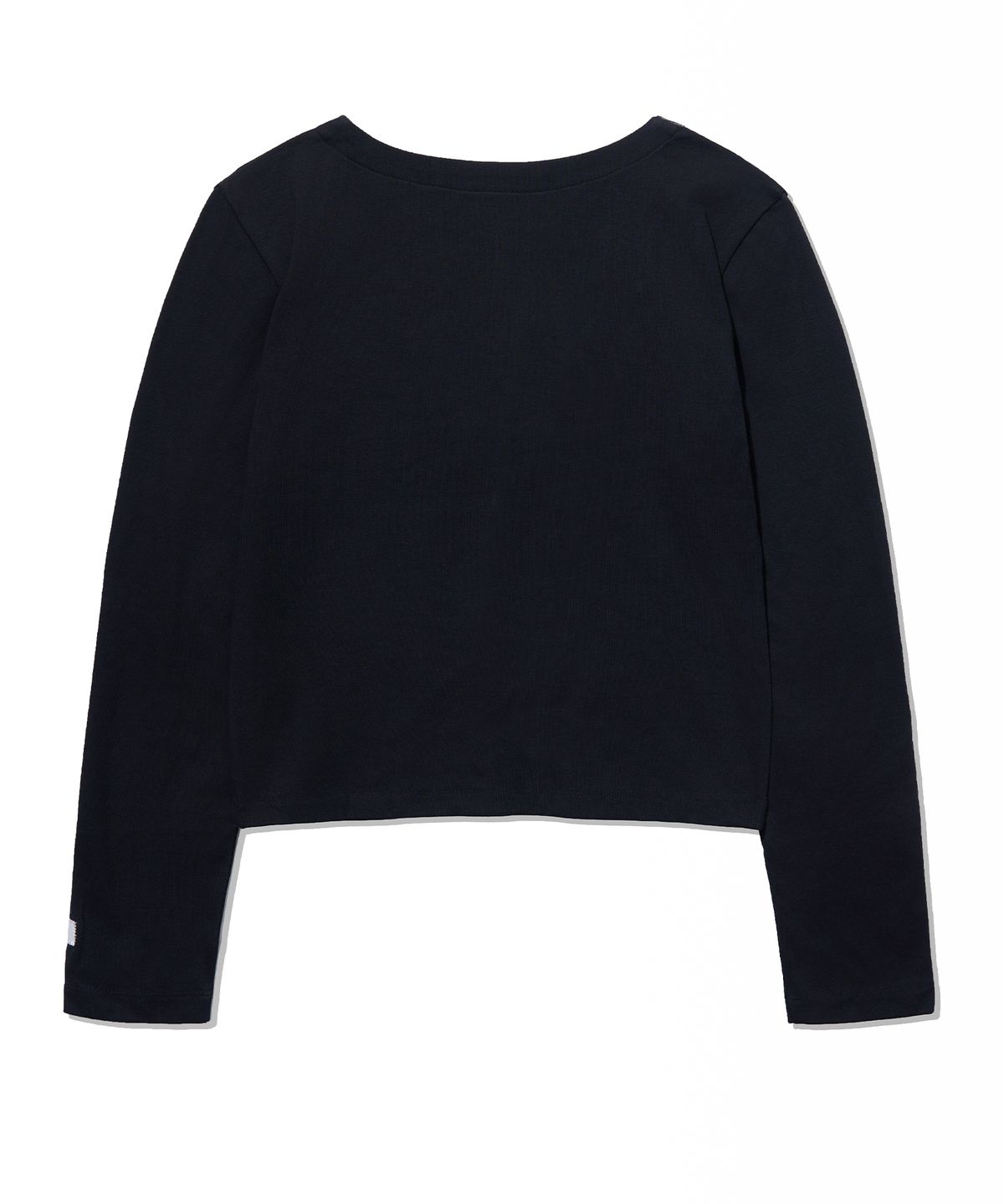 유희(YOUHEE) ESSENTIAL DIAGONAL LONG SLEEVE_BLACK
