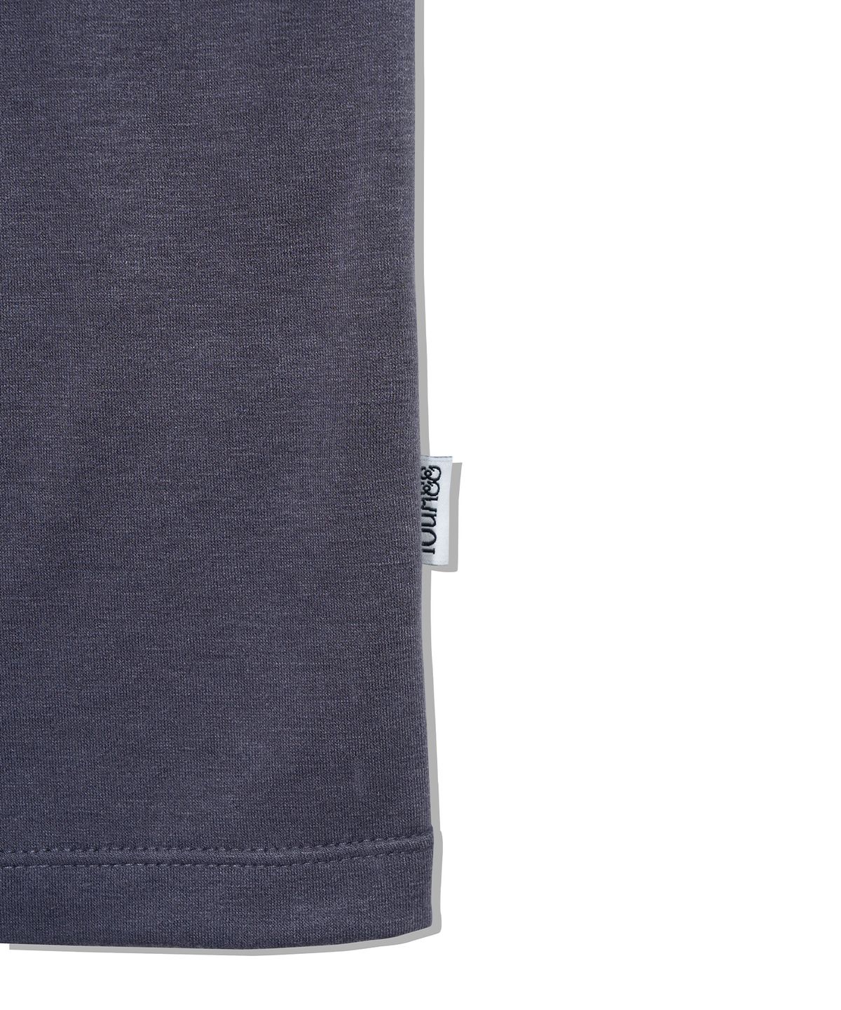 유희(YOUHEE) GLOSSY OFF-SHOULDER LONG SLEEVE_CHARCOAL