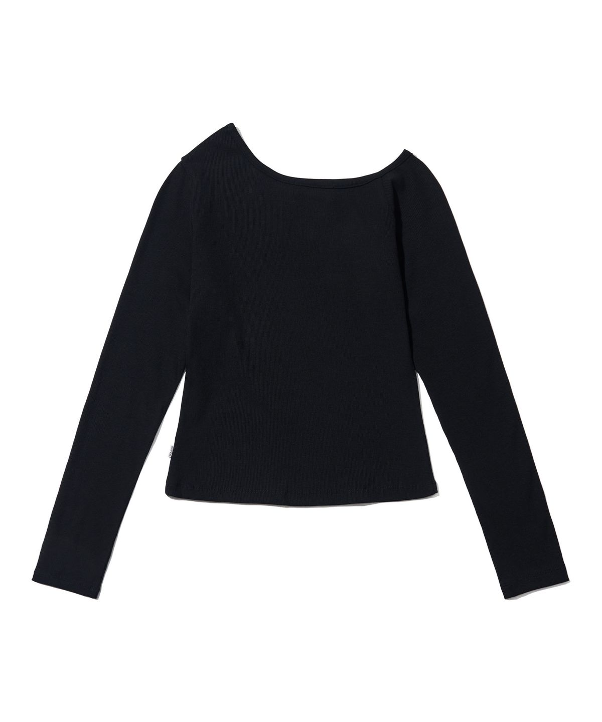 유희(YOUHEE) [유희X릴리바이레드] HEART ONE-SHOULDER LONG SLEEVE_BLACK