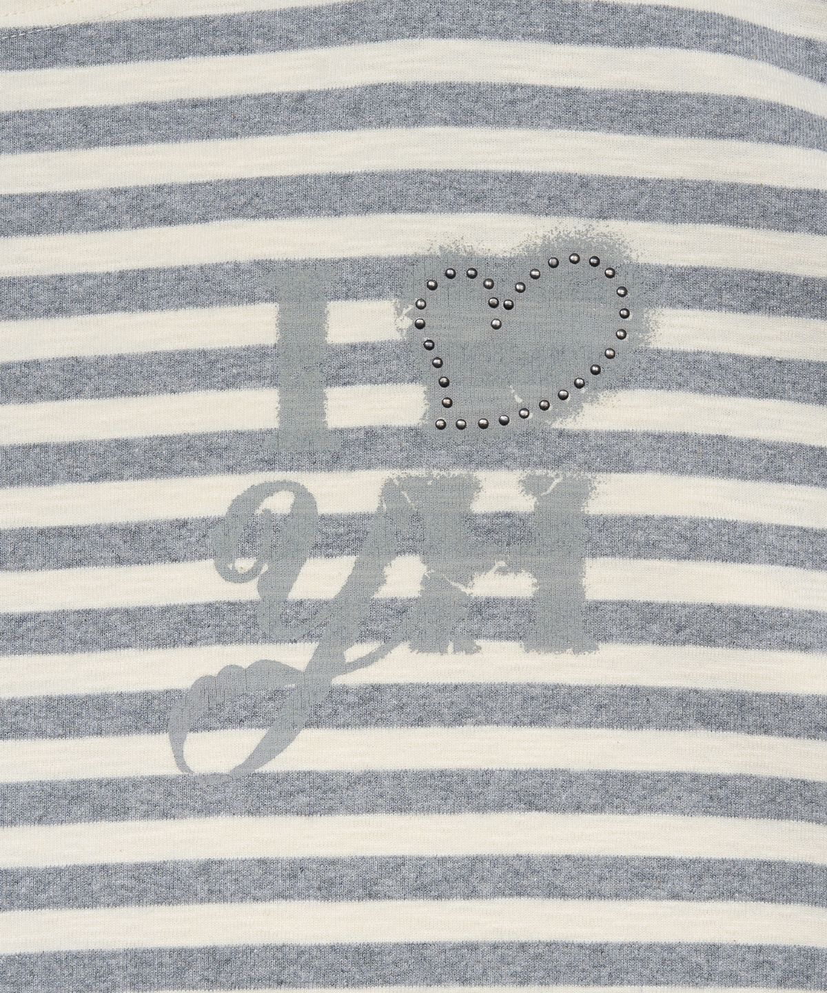 유희(YOUHEE) STRIPE OFF-SHOULDER LONG SLEEVE_MELANGE GREY
