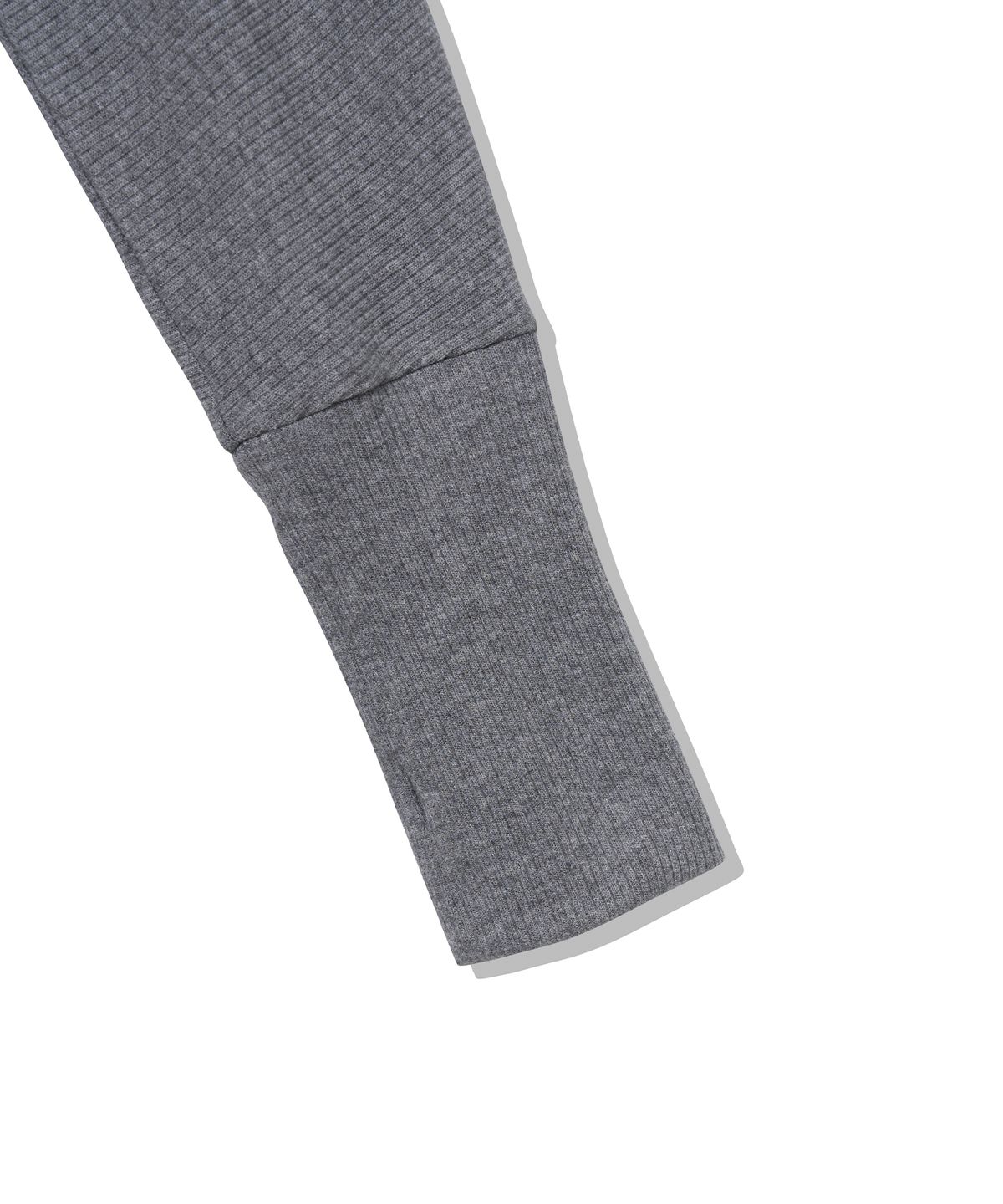 유희(YOUHEE) FUR BOLERO CARDIGAN_MELANGE GREY