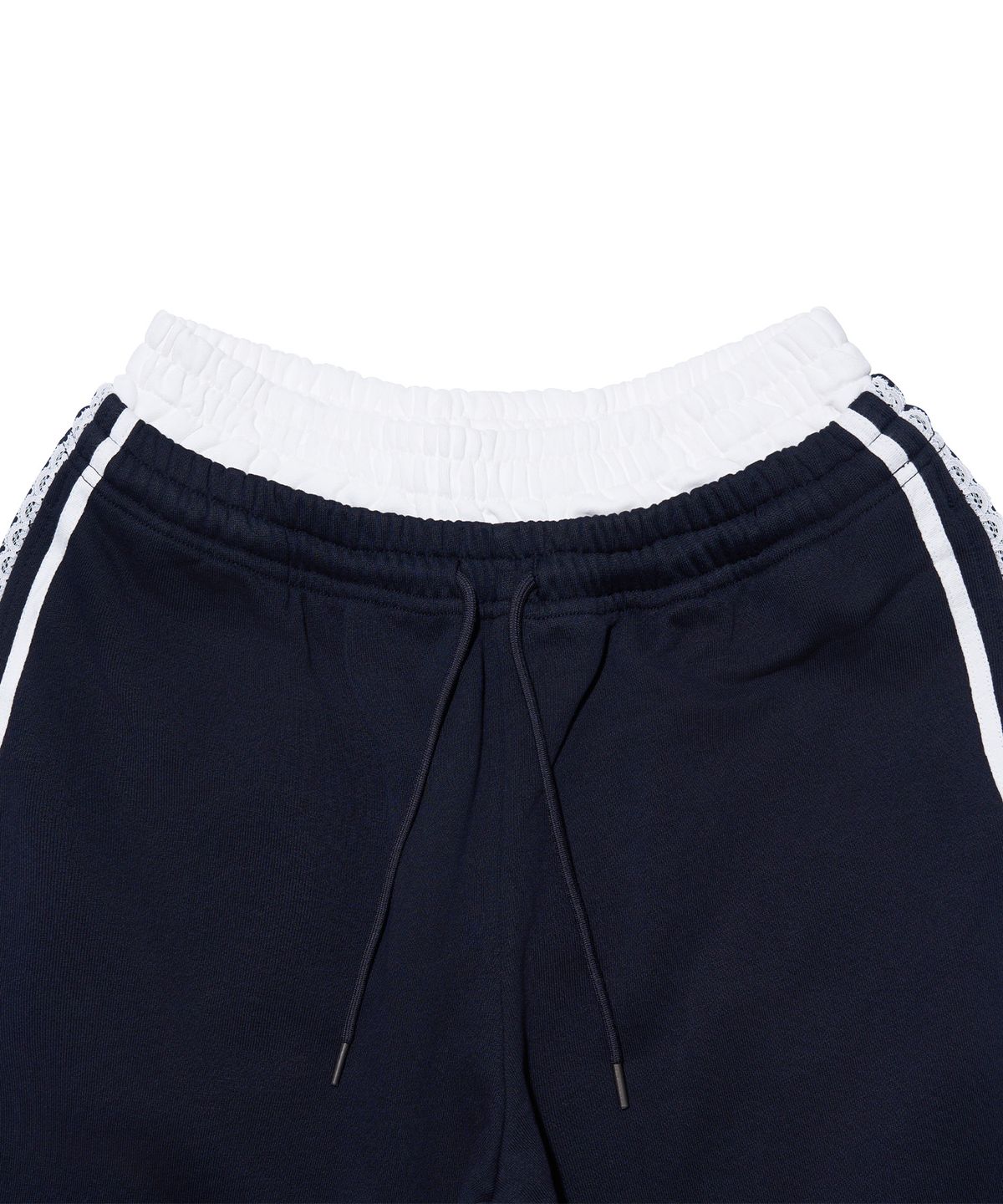 유희(YOUHEE) [아네딘X유희] LACE TRIMMED TRACK PANTS_NAVY