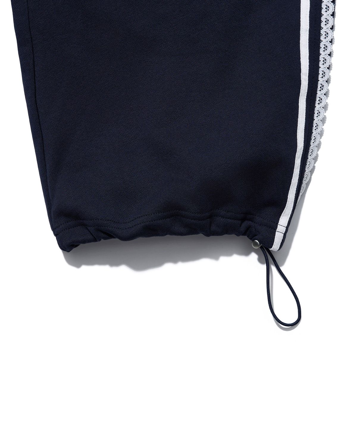 유희(YOUHEE) [아네딘X유희] LACE TRIMMED TRACK PANTS_NAVY
