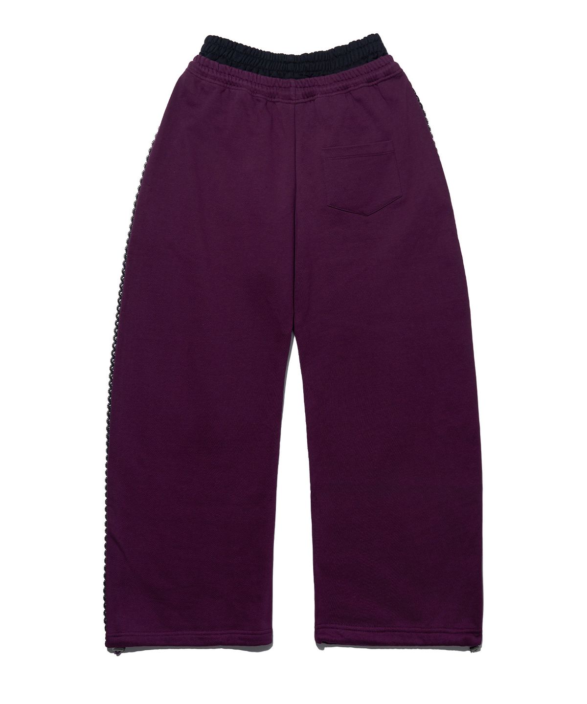 유희(YOUHEE) [아네딘X유희] LACE TRIMMED TRACK PANTS_PURPLE