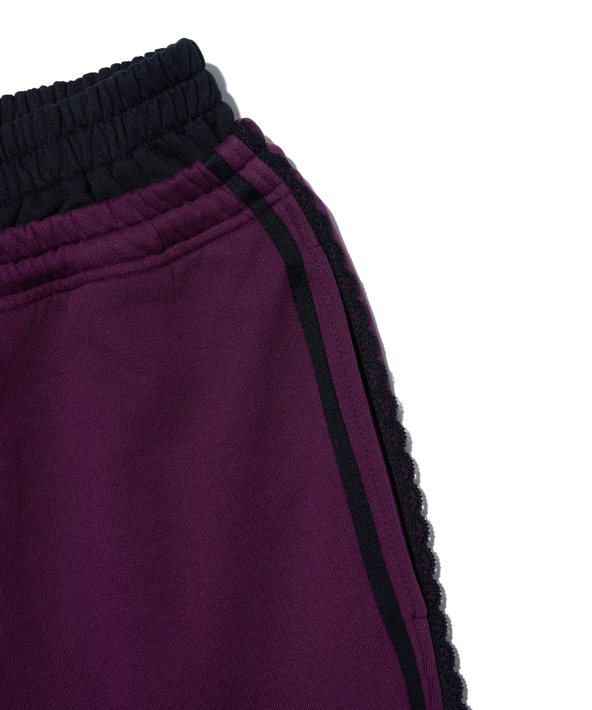 유희(YOUHEE) [아네딘X유희] LACE TRIMMED TRACK PANTS_PURPLE