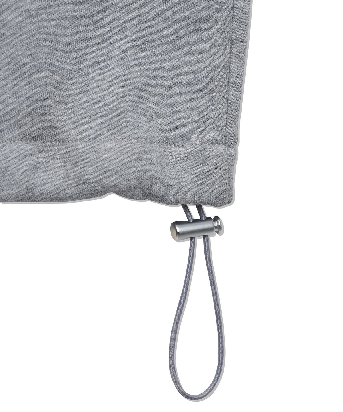 유희(YOUHEE) CHECK YH LAYERED SWEATPANTS_MELANGE GREY