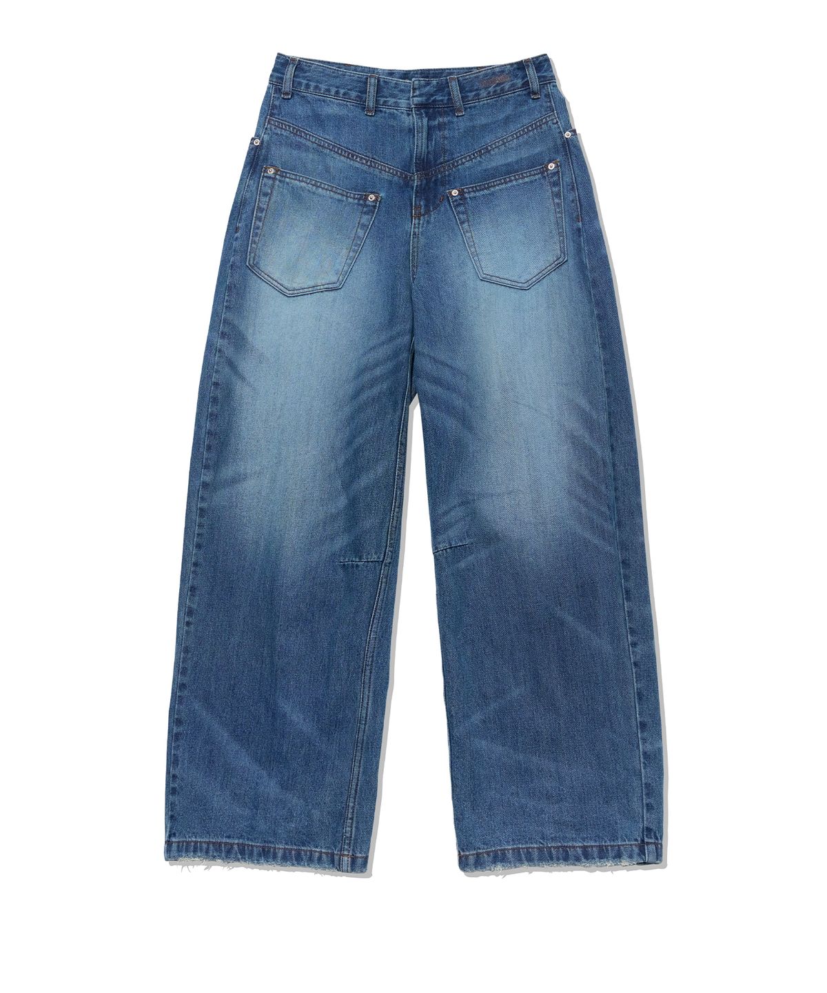 유희(YOUHEE) TWO-WAY DENIM WIDE PANTS_INDIGO