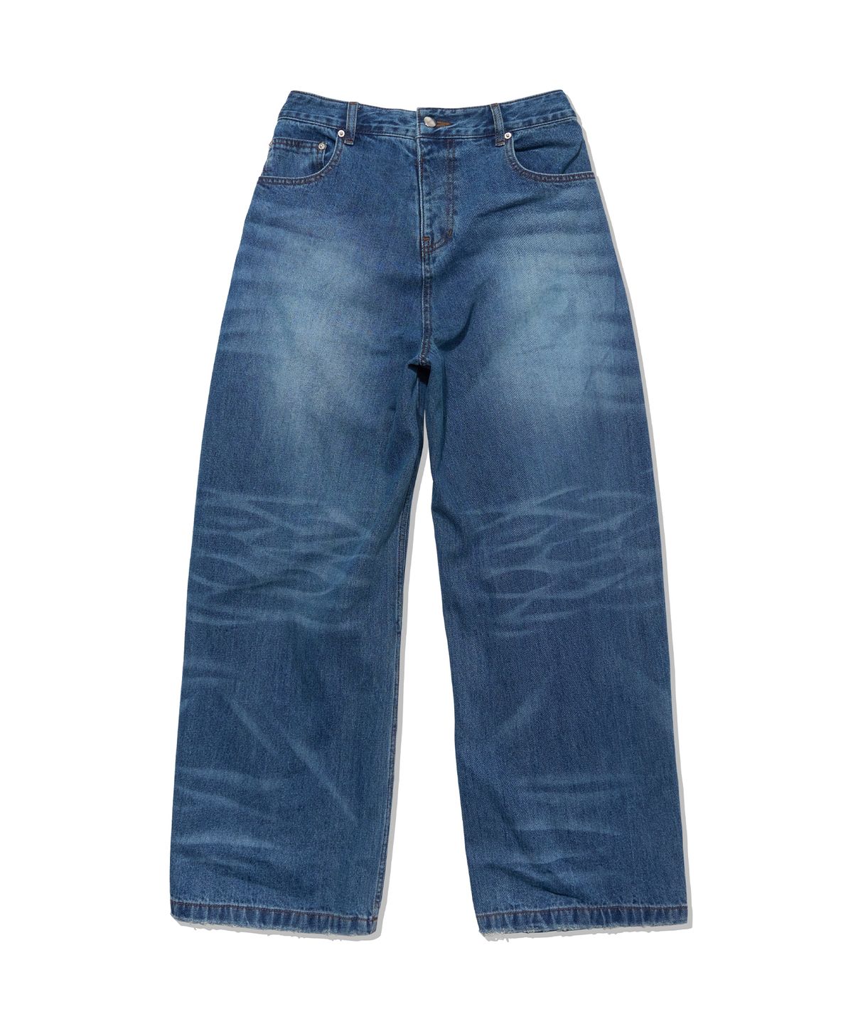 유희(YOUHEE) TWO-WAY DENIM WIDE PANTS_INDIGO