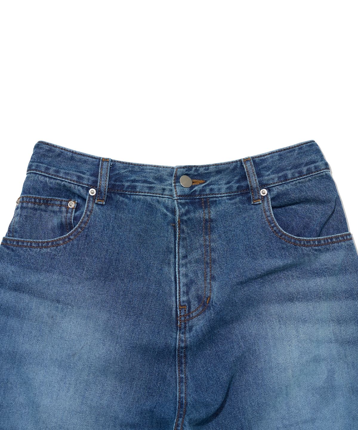 유희(YOUHEE) TWO-WAY DENIM WIDE PANTS_INDIGO
