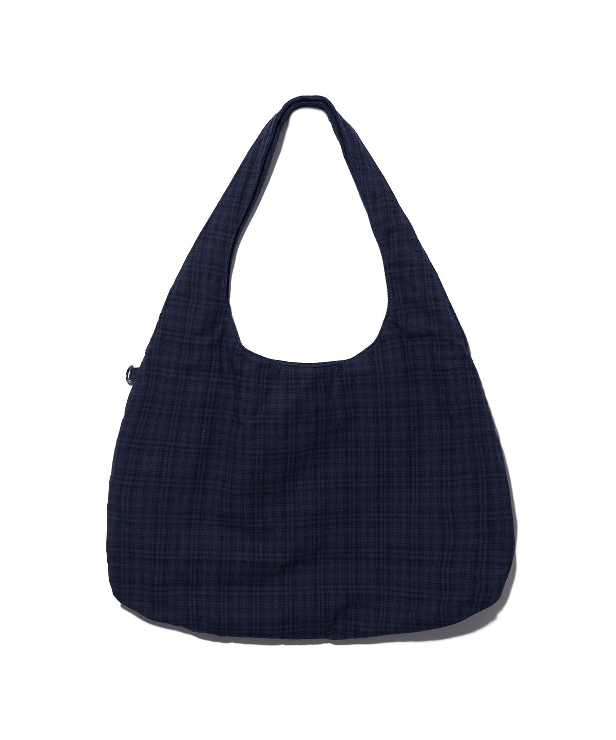 유희(YOUHEE) CHECK STUD COTTON BIG BAG_NAVY