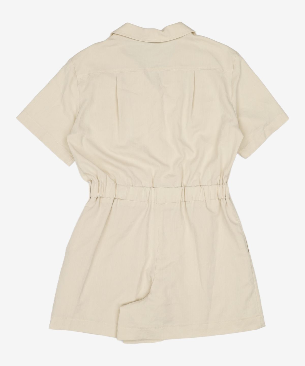 미쏘(MIXXO) 셔츠카라 반팔 점프수트 MIWOWC803G L