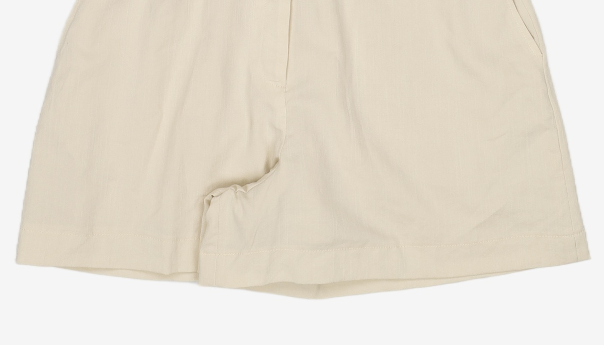 미쏘(MIXXO) 셔츠카라 반팔 점프수트 MIWOWC803G L