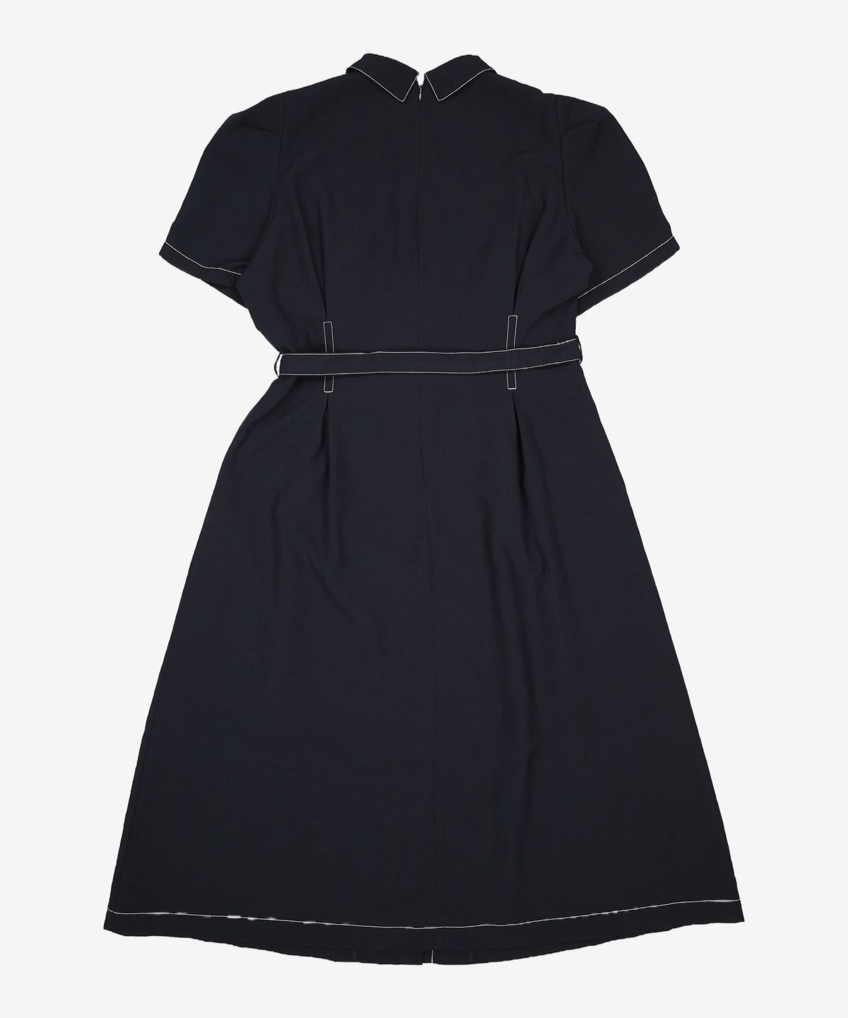 미쏘(MIXXO) 스티치 벨티드 롱 원피스 MIWOWB711B L
