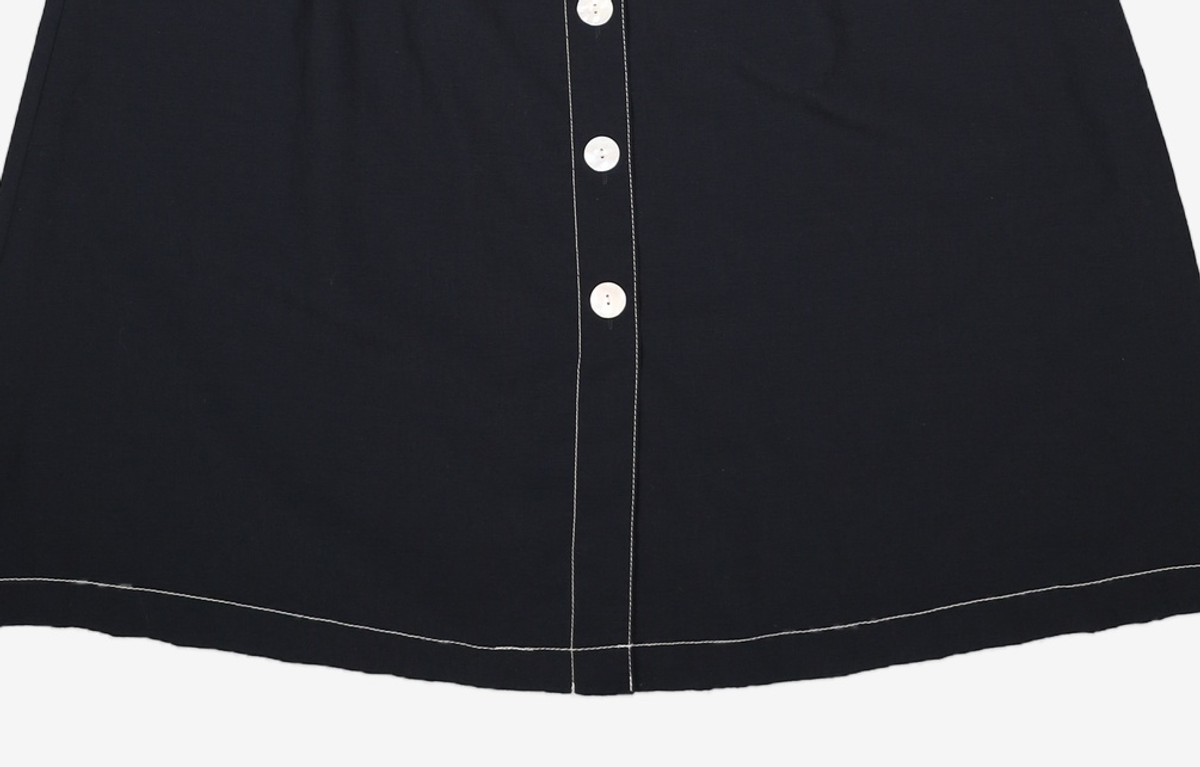 미쏘(MIXXO) 스티치 벨티드 롱 원피스 MIWOWB711B L