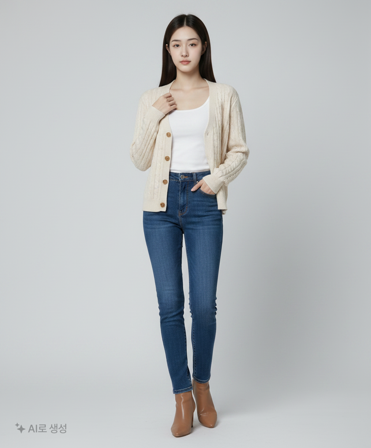 스파오(SPAO) 케이블 가디건_SPCKB4TG90 F