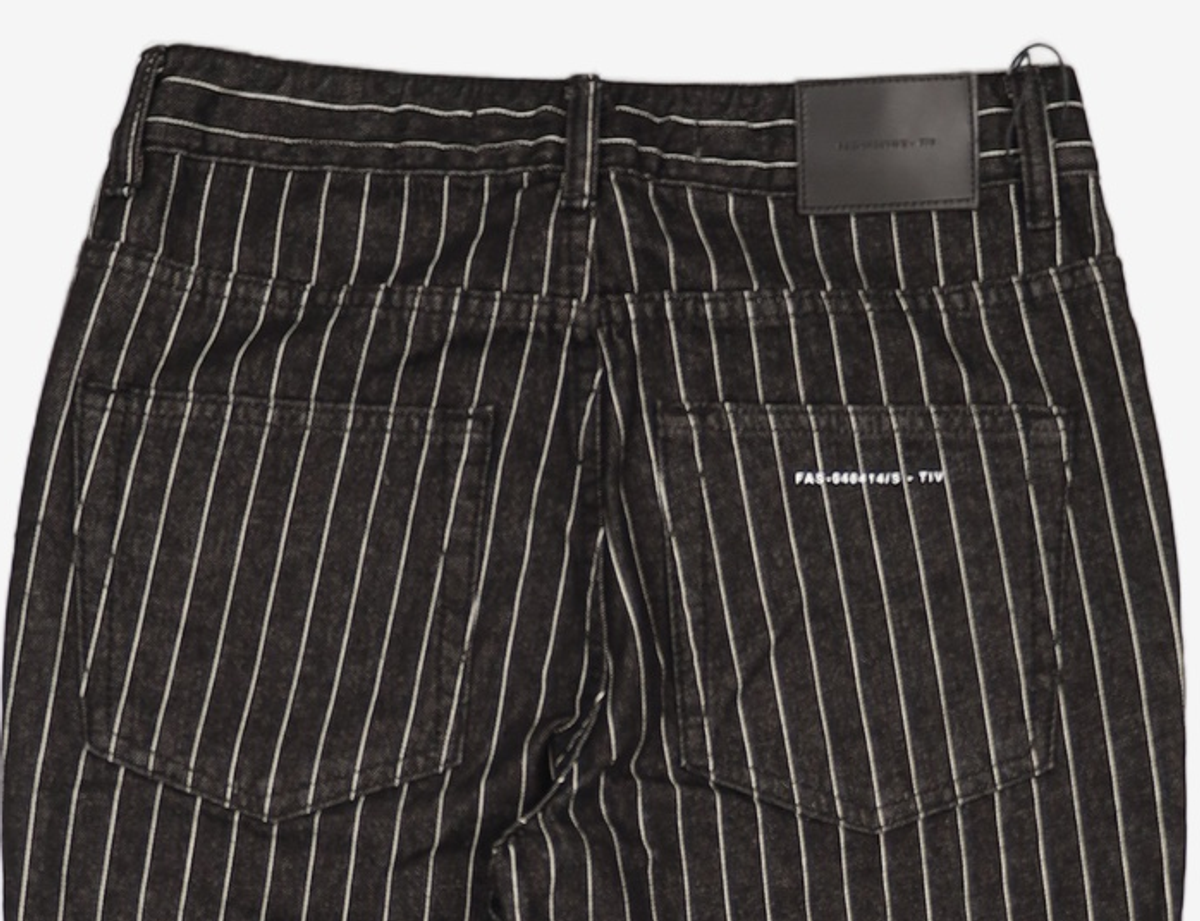 페이탈리즘(FATALISM) #0261 indigo stripe semi wide fit 44