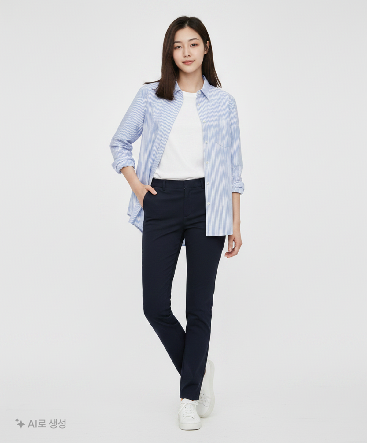 지오다노(GIORDANO) 캐주얼 셔츠 S