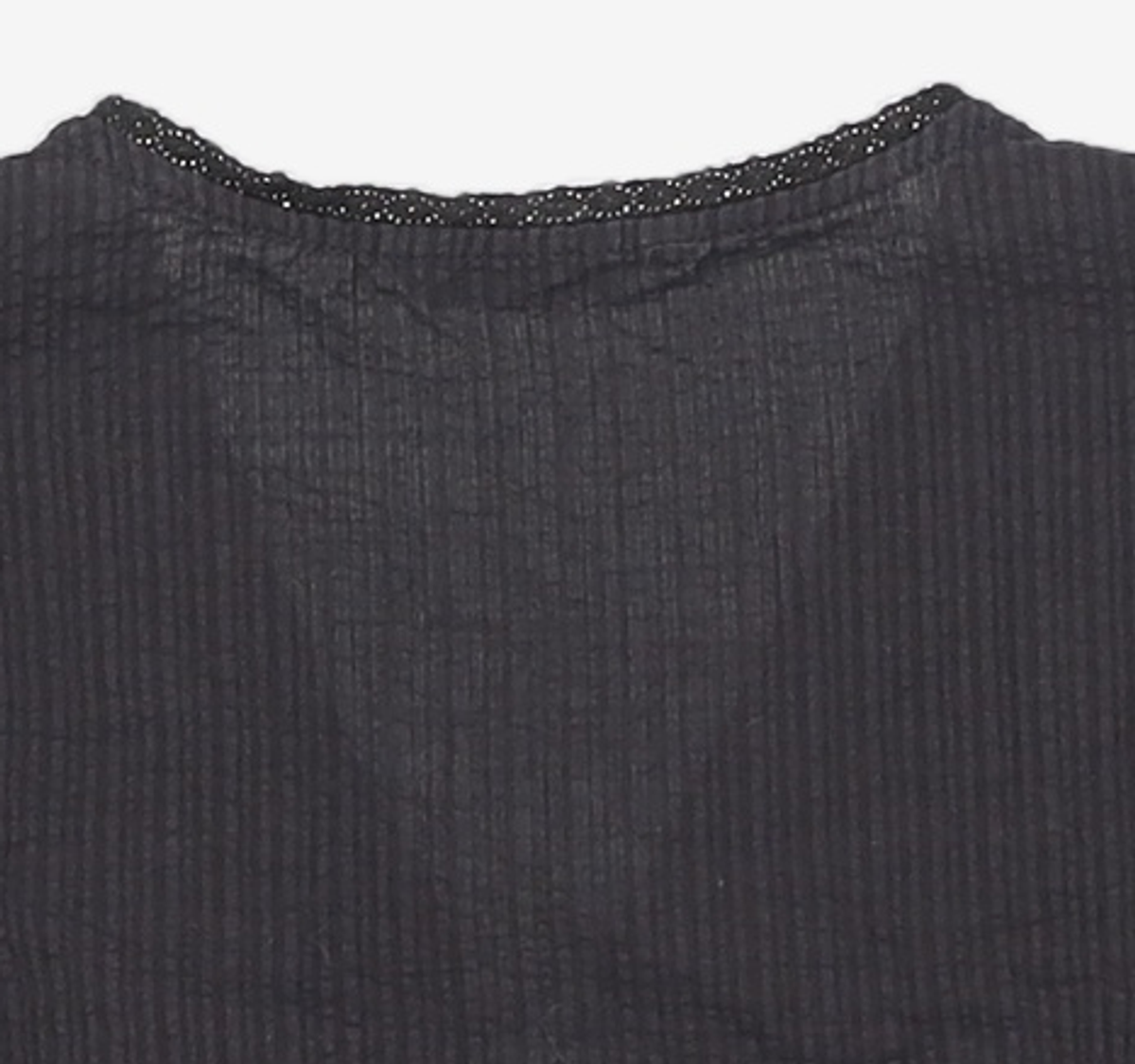 미쏘(MIXXO) 브이넥 레이스 블라우스_MIWBWE611G S
