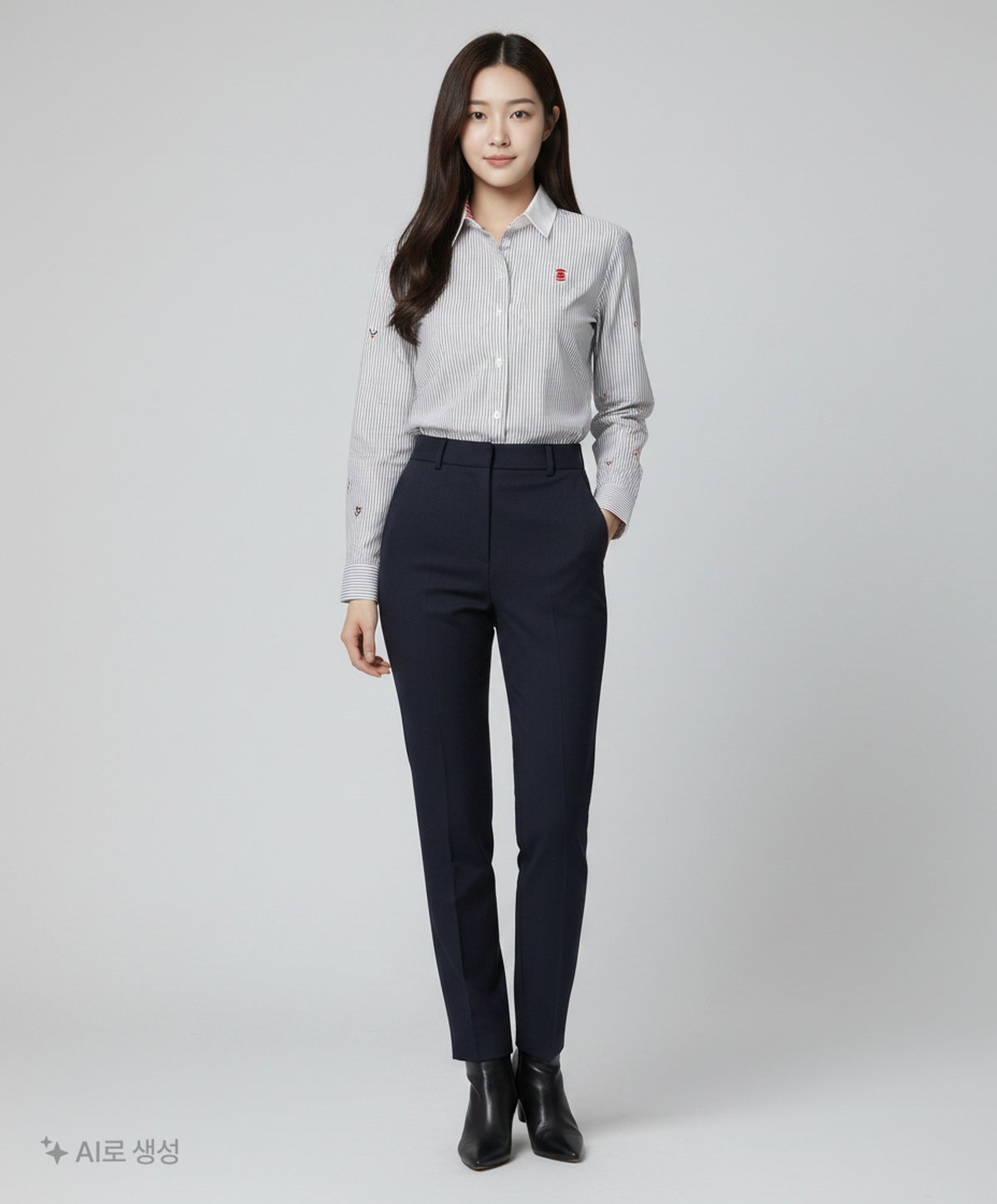 와이드앵글(WIDEANGLE) 캐주얼 셔츠 90