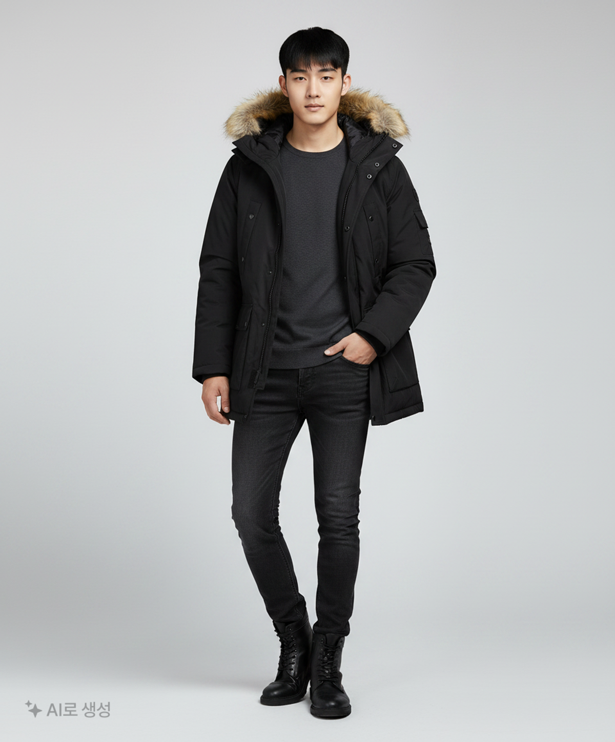 힐피거데님(Hilfiger Denim by Tommy Hilfiger) 숏 패딩/숏 헤비 아우터 L