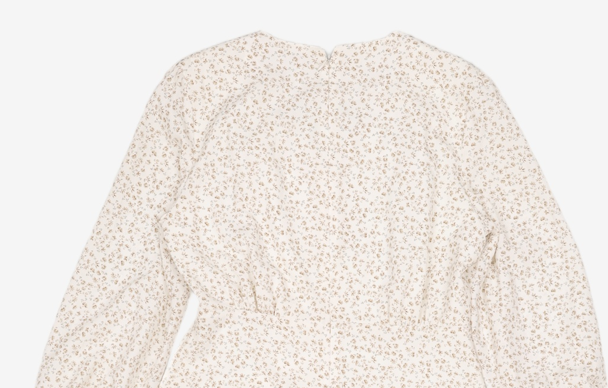 미쏘(MIXXO) 랩 밴딩포인트 플라워 원피스 MIWOWC423B S