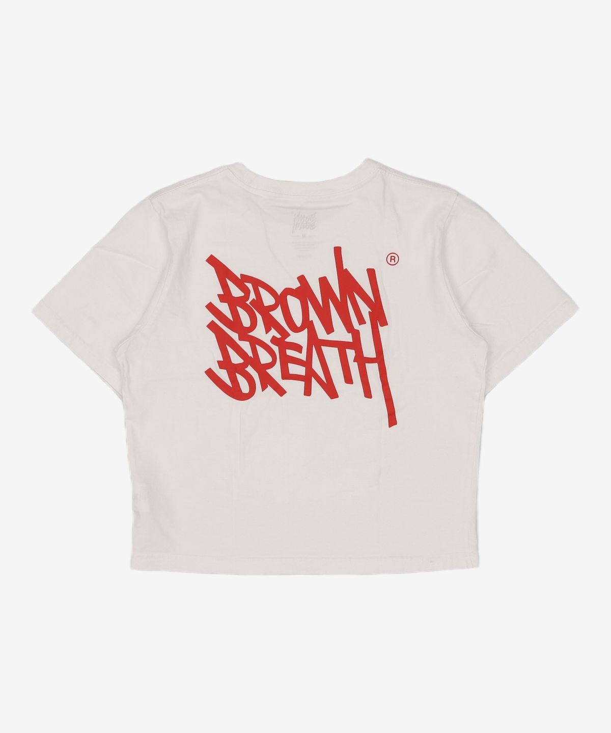 브라운브레스(BROWNBREATH) W TAG CROP TEE - WHITE M