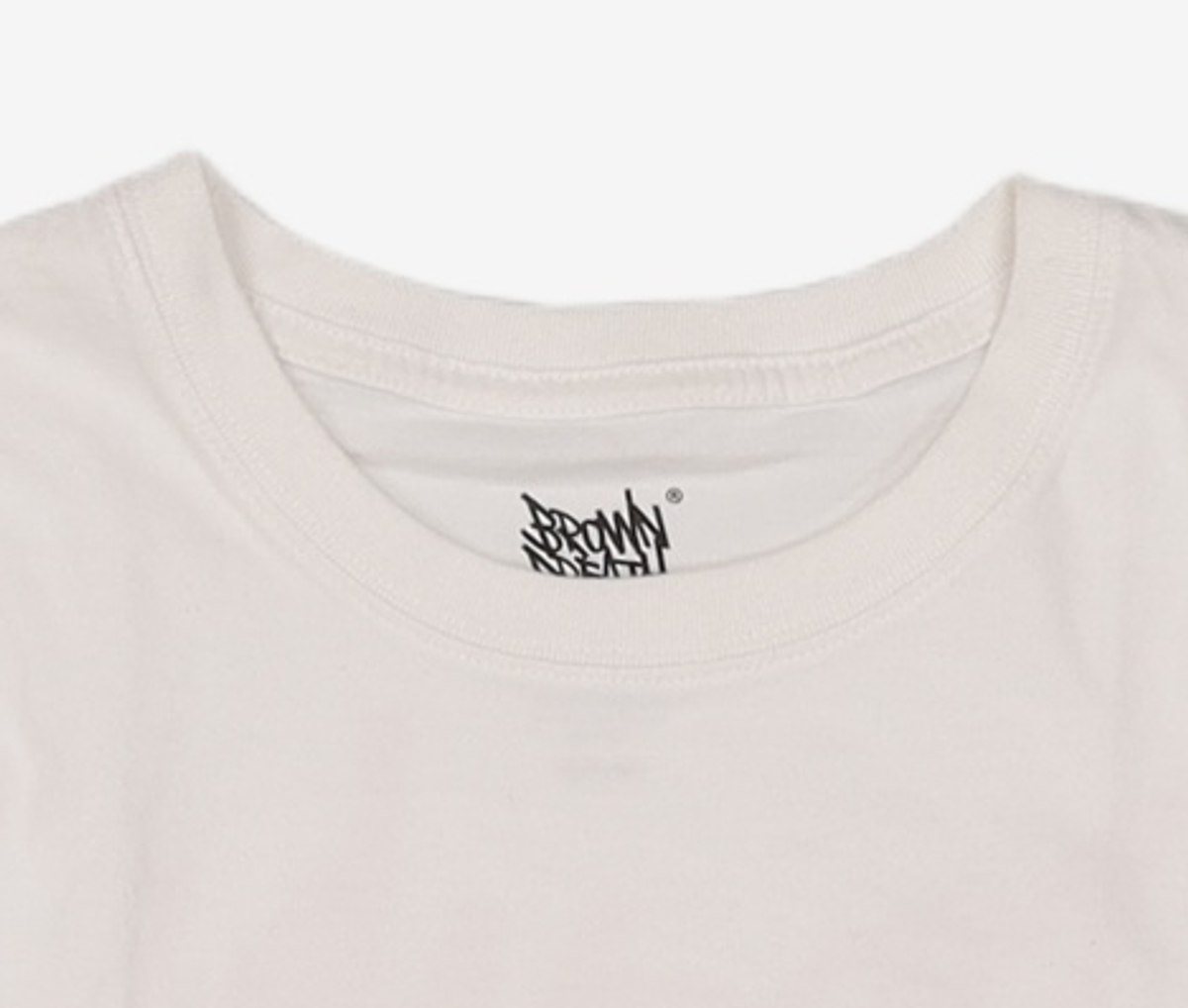 브라운브레스(BROWNBREATH) W TAG CROP TEE - WHITE M