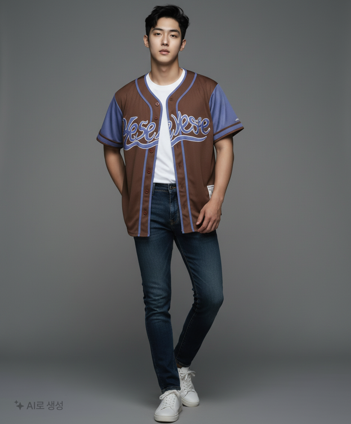 예스아이씨(YESEYESEE) Y.E.S Baseball Jersey Brown M
