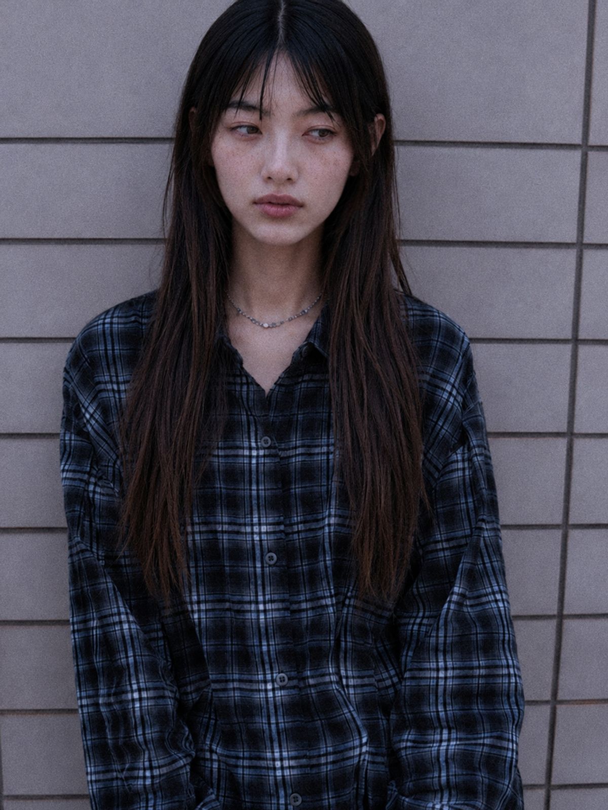 리히트(REHEAT) OVERSIZED POCKET SHIRT_BLUE