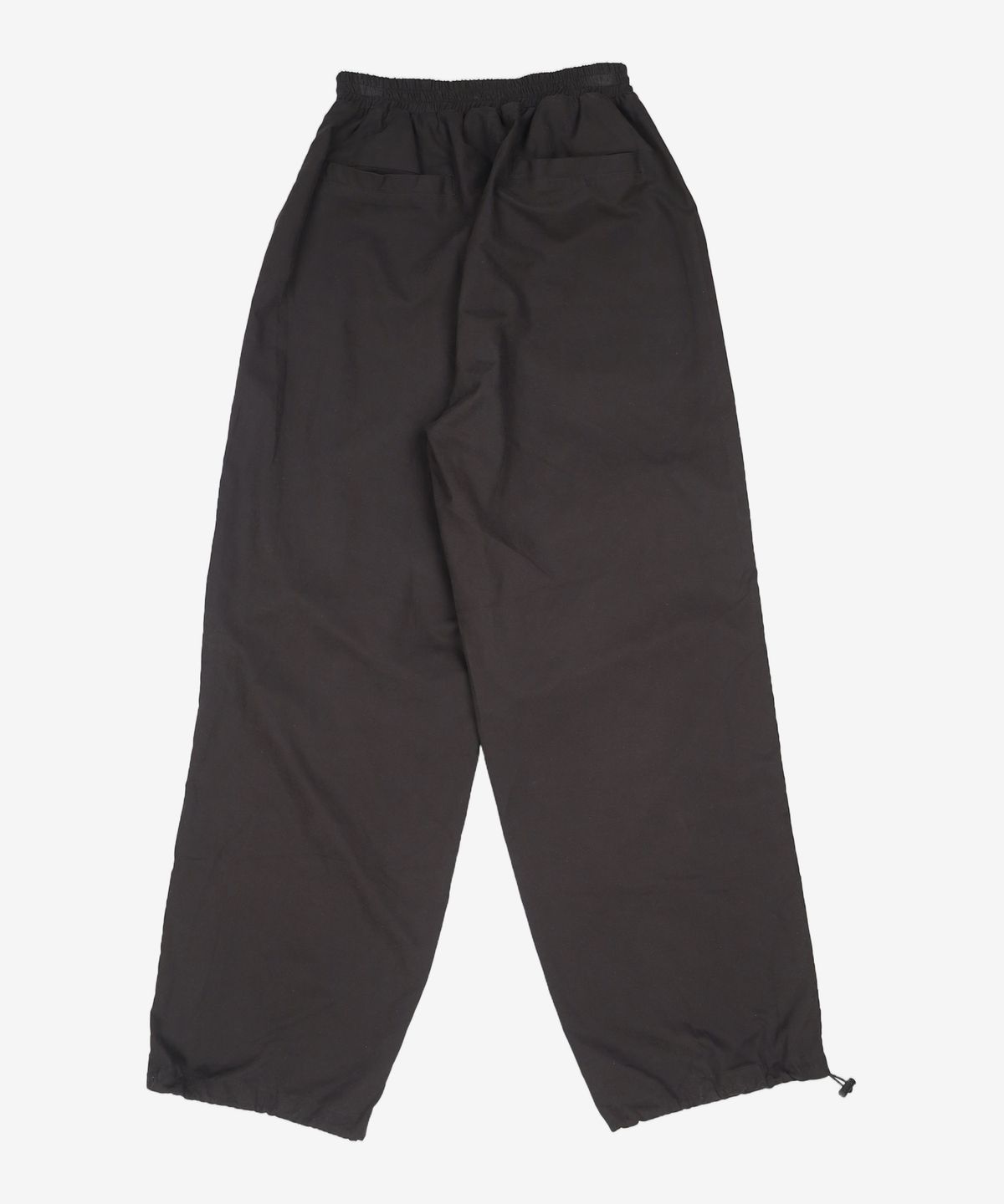 우알롱(WOOALONG) Signature pin tuck string jogger pants - BLACK M